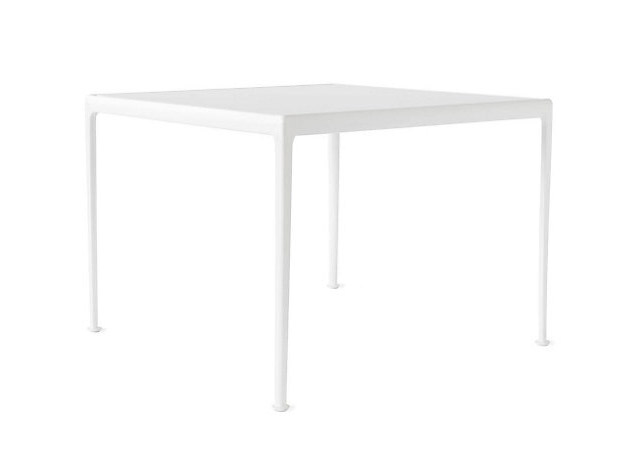 KNOLL table carrée 1966 Collection Richard Schultz (96,5x96,5 cm - aluminium et polyester)