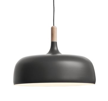 NORTHERN LIGHTING lampe à suspension ACORN (Gris - Aluminium et chêne)