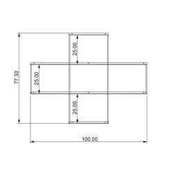KRIPTONITE bibliothèque murale KROSSING composition 13