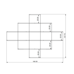 KRIPTONITE bibliothèque murale KROSSING composition 42