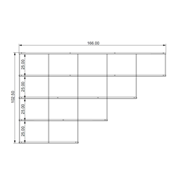 KRIPTONITE bibliothèque murale KROSSING composition 46