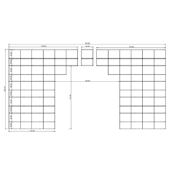 KRIPTONITE bibliothèque murale KROSSING composition 85