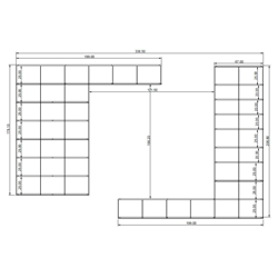 KRIPTONITE bibliothèque murale KROSSING composition 87