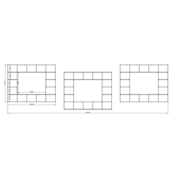 KRIPTONITE bibliothèque murale KROSSING composition 88