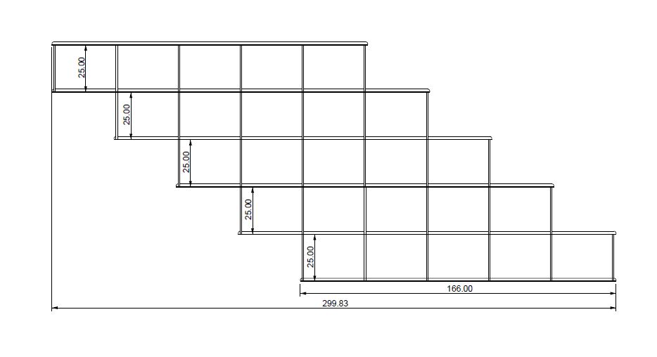 KRIPTONITE bibliothèque murale KROSSING_2 composition 96 (Aluminium - Métal)