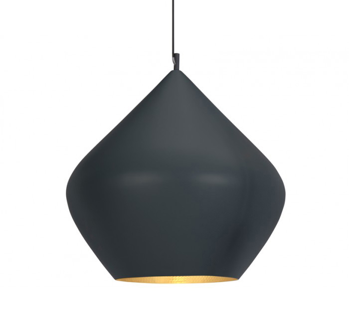 TOM DIXON lampe à suspension BEAT STOUT (Noir - laiton)