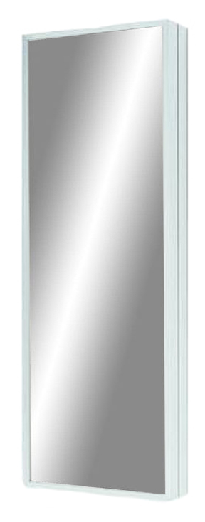 KRISTALIA armoire murale DUTY BOX (Structure aluminium verni balnc / avec miroir - aluminium / verre