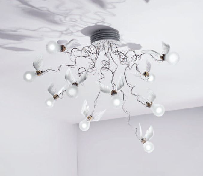 INGO MAURER ceiling lamp BIRDIE'S NEST LED