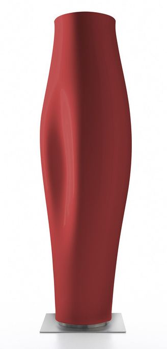 SERRALUNGA vase MISSED TREE I (Rouge - LLDPE laqué)