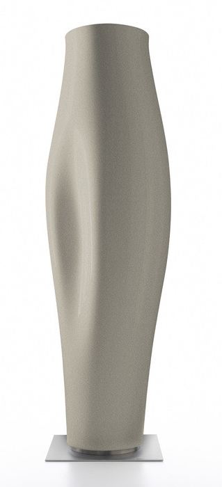 SERRALUNGA vase MISSED TREE I (Argent - LLDPE laqué matalisé)