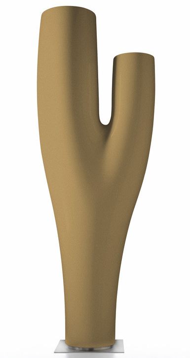 SERRALUNGA vase MISSED TREE II (Or - LLDPE laqué matalisé)