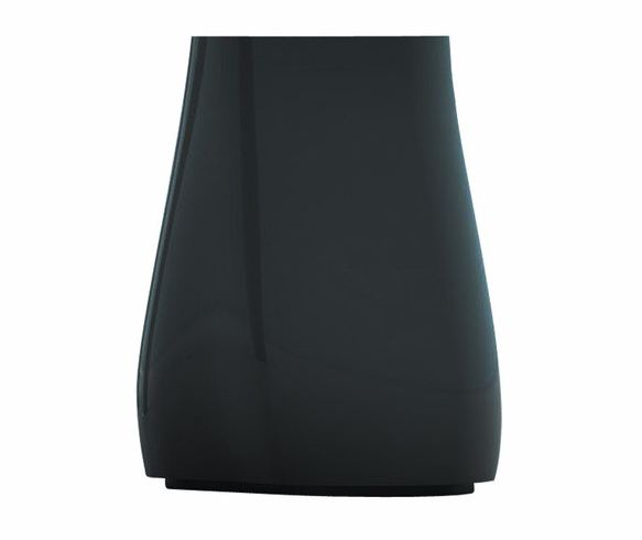 SERRALUNGA vase MISSED TREE III (Noir - LLDPE laqué)