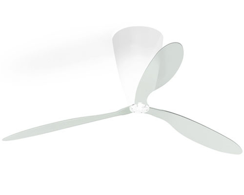 LUCEPLAN lampe au plafond plafonnier / ventilateur BLOW D28 (Transparent - polycarbonate et Méthacry