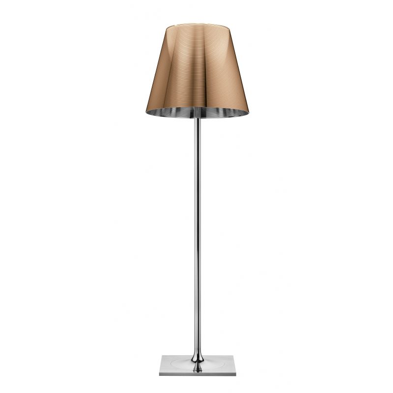 FLOS lampadaire KTRIBE F3 (Aluminisé bronze - Zamak / Aluminium)