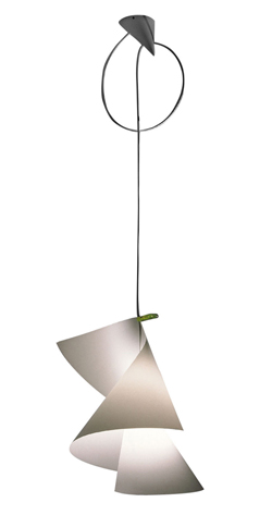 INGO MAURER lampe à suspension WILLYDILLY (450 cm - Carton blanc)