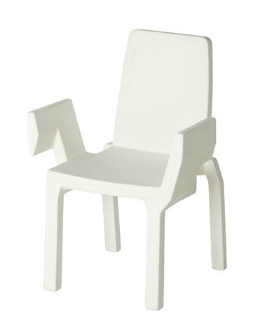 SLIDE chaise DOUBLIX (Blanc - Polyéthylène)