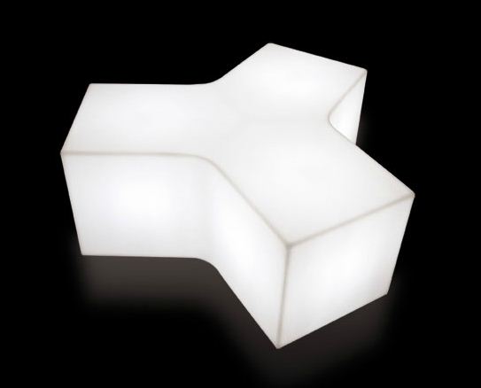 SLIDE luminous bench YPSILON