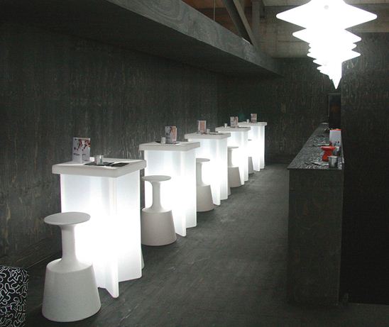 SLIDE table basse lumineuse X2 LIGHT