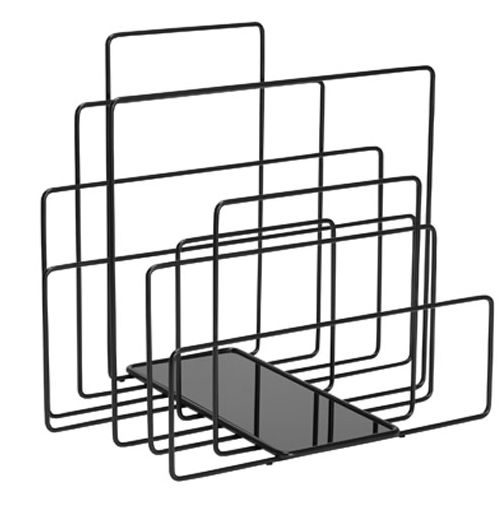 COVO porte-revues Random (Noir - Métal)