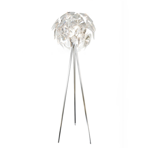 LUCEPLAN lampadaire HOPE D66/18td (Transparent - acier et polycarbonate)
