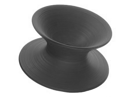 MAGIS fauteuil tournant SPUN (Gris anthracite - Polyéthylène)