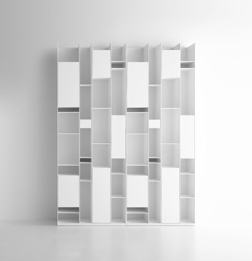 MDF ITALIA wall bookcase with compartments RANDOM BOX