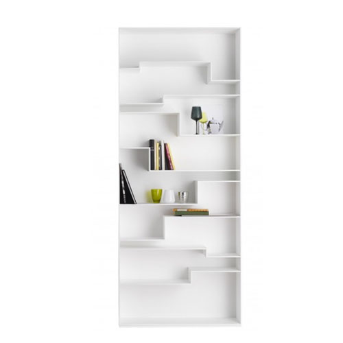 MDF ITALIA bibliothèque murale MELODY (Blanc - Fibre de bois)