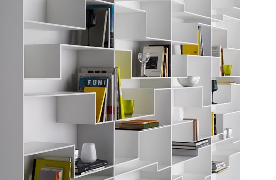 MDF ITALIA wall bookcase MELODY
