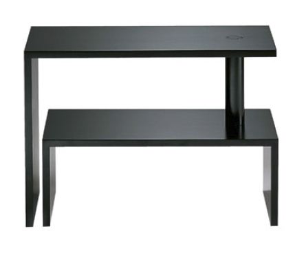 ZANOTTA table basse BASELLO (Noir - Medium density fiberboard)