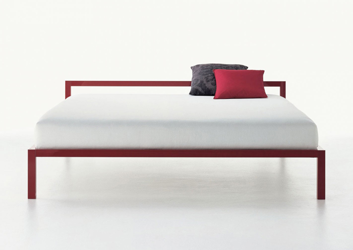 MDF ITALIA double bed ALUMINIUM BED