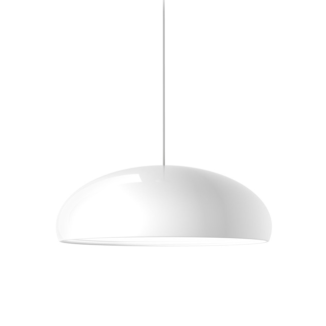 FONTANA ARTE lampe à suspension PANGEN (Blanc - Aluminium verni)