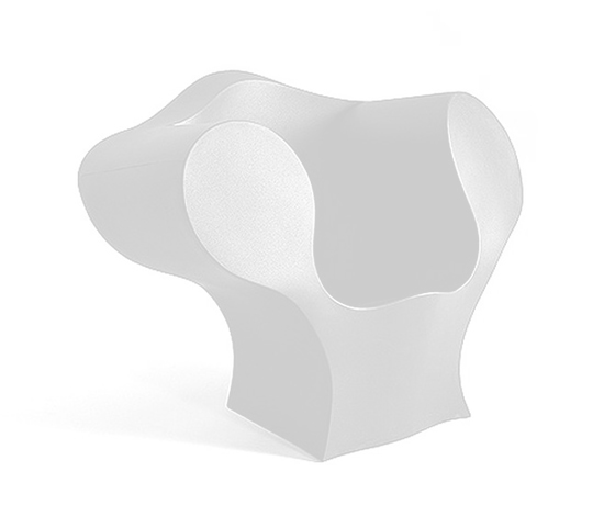 MOROSO fauteuil BIG EASY SPRING COLLECTION (Blanc - Polyéthylène)