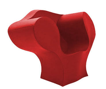 MOROSO fauteuil BIG EASY SPRING COLLECTION (Rouge - Polyéthylène)