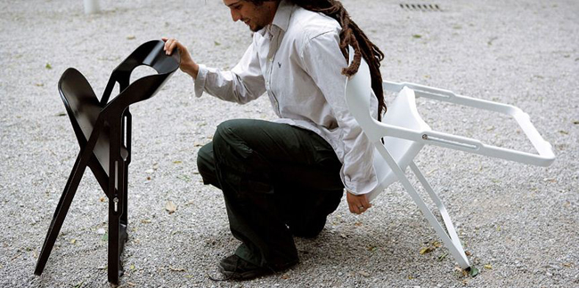 CASAMANIA set of 2 folding chairs BEK