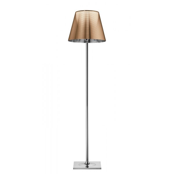 FLOS lampadaire KTRIBE F2 (Aluminisé bronze - Zamak / Aluminium)