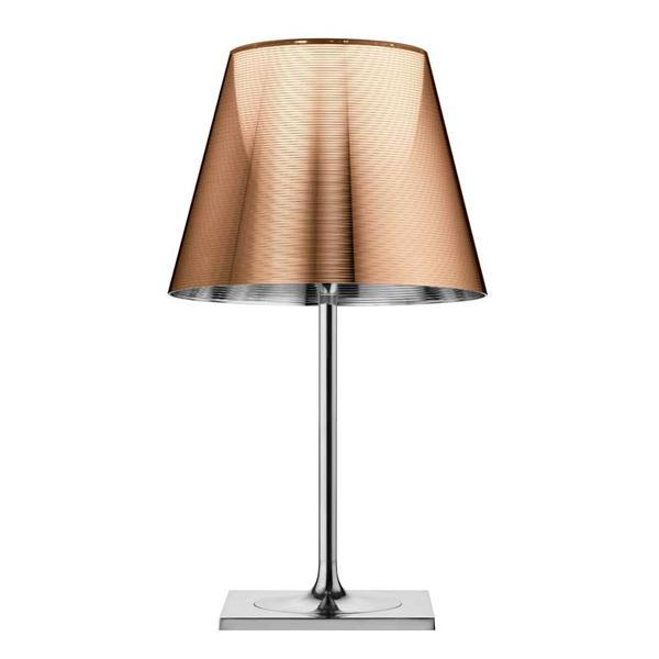 FLOS lampe de table KTRIBE T2 (Aluminisé bronze - Zamak / Aluminium)