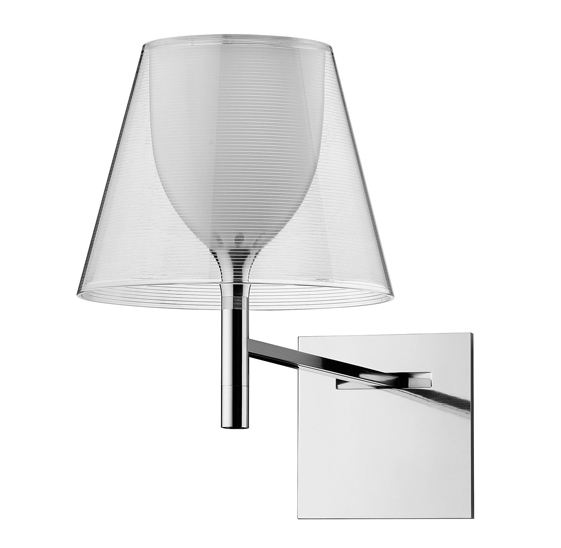 FLOS lampe murale applique KTRIBE W (Transparent - Zamak / PMMA)