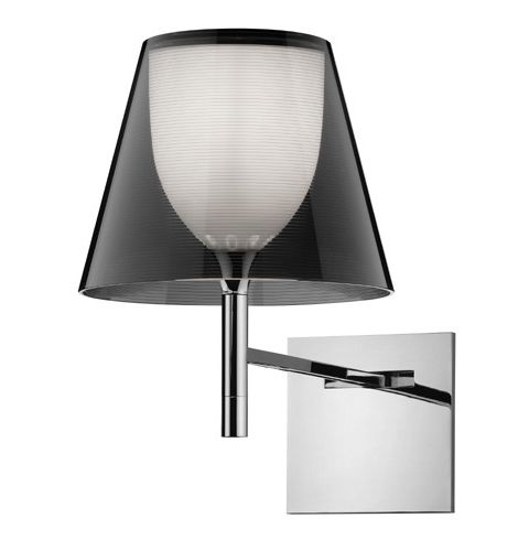FLOS lampe murale applique KTRIBE W (Fumé - Zamak / PMMA)