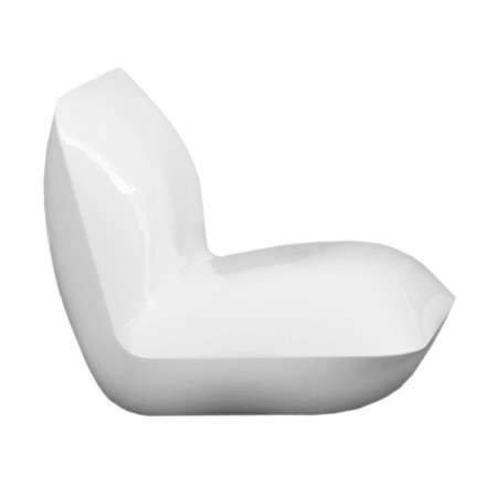 VONDOM fauteuil PILLOW COLLECTION (Blanc laqué - Polyéthylène)