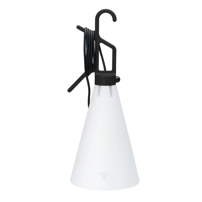 FLOS lampe de table portable MAYDAY (Noir - Polypropylène)