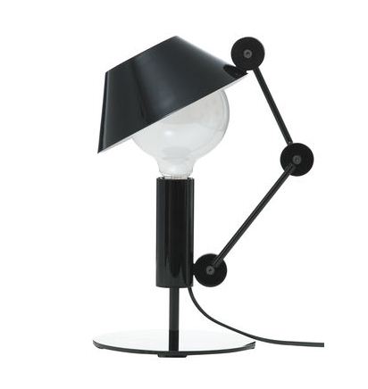 NEMO lampe à table MR. LIGHT SHORT (Noir - Métal)