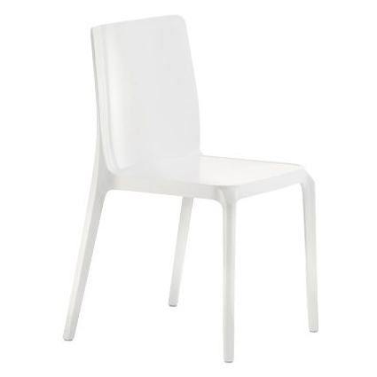 PEDRALI set de 2 chaises BLITZ 640 (Blanc - Polycarbonate)