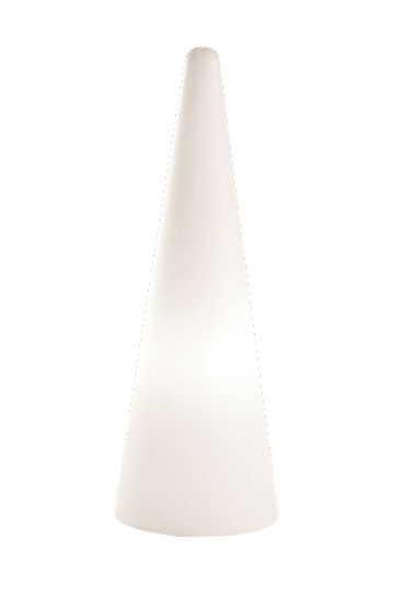 SLIDE lampadaire CONO (Pour intérieur h 150 cm - Polyéthylène)