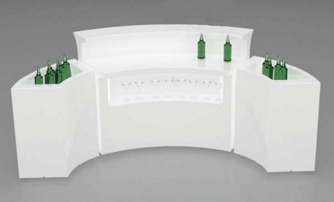 SLIDE luminous bar counter ICE bar counter