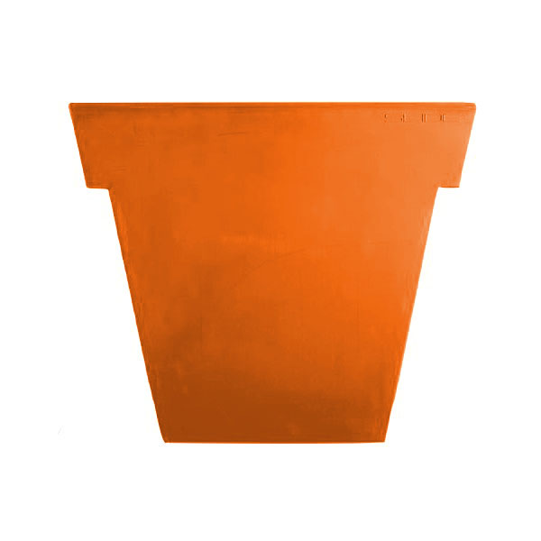 SLIDE vase étroit IL VASO (Orange H 55 - Polyéthylène)