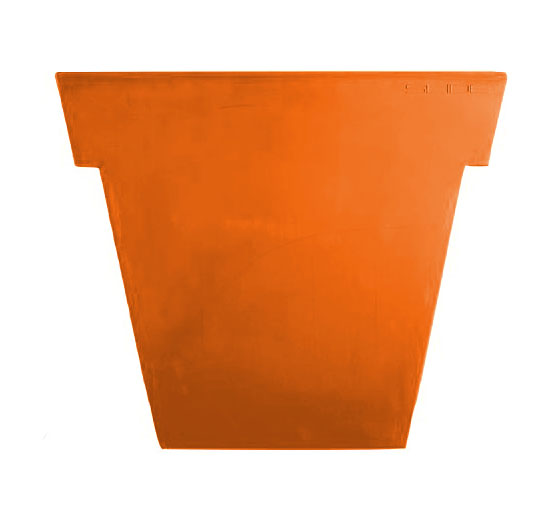 SLIDE vase étroit IL VASO (Orange H 74,5 - Polyéthylène)