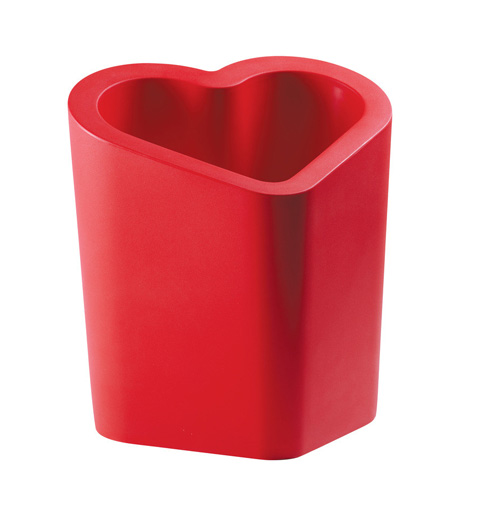 SLIDE vase MON AMOUR POT (Rouge - Polyéthylène)