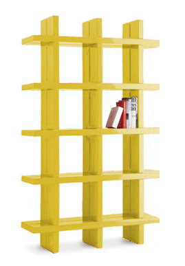 SLIDE bibliothèque MY BOOK 3X5 (Jaune - Polyéthylène)