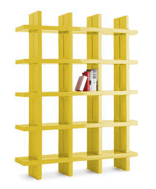 SLIDE bibliothèque MY BOOK 4X5 (Jaune - Polyéthylène)