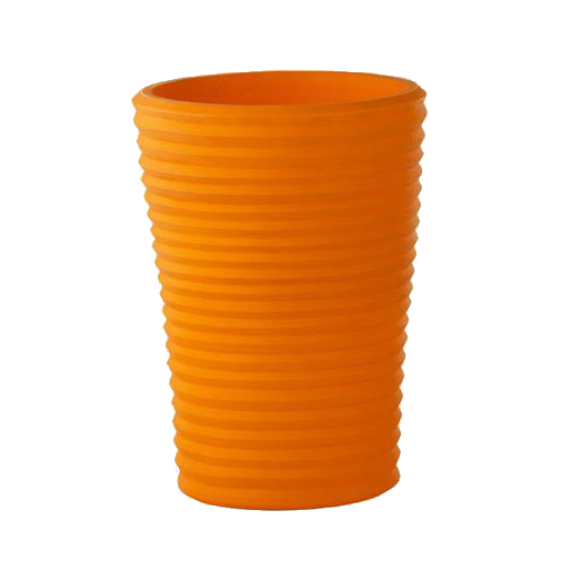 SLIDE vase S-POT (Orange H 65 - Polyéthylène)